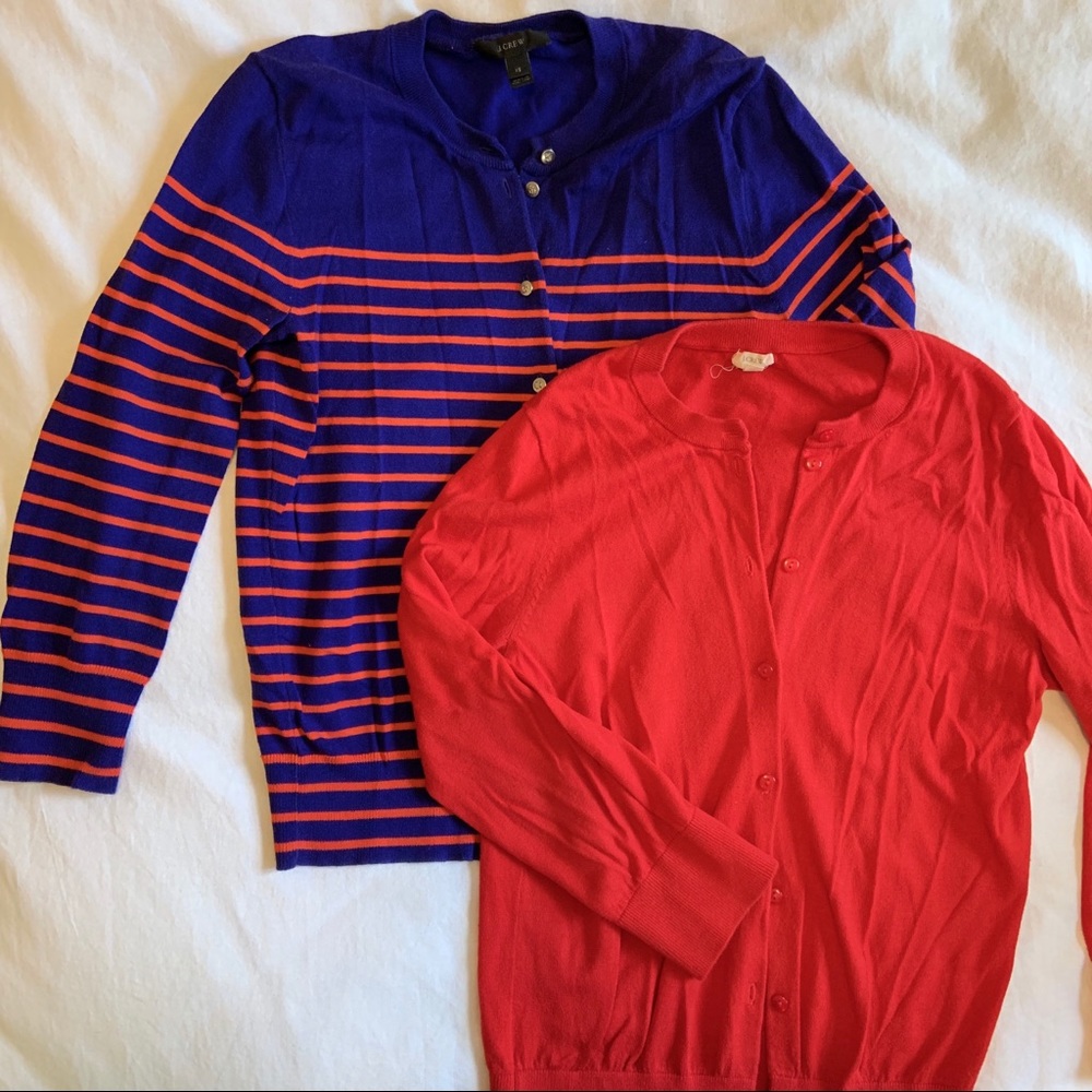 Two J.Crew cardigan bundle